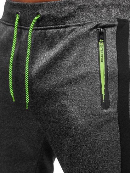 Pantaloni jogger da uomo grafite Bolf K50003