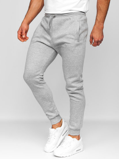 Pantaloni jogger da uomo grigi Bolf CK01