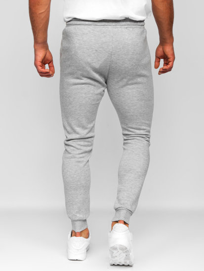 Pantaloni jogger da uomo grigi Bolf CK01