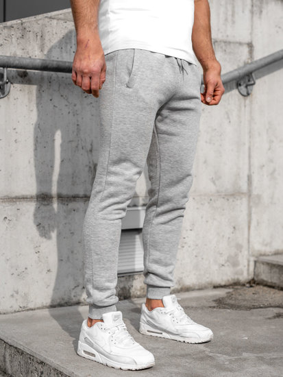 Pantaloni jogger da uomo grigi Bolf CK01