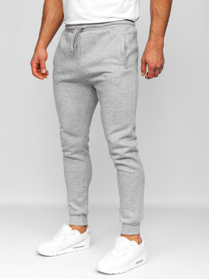 Pantaloni jogger da uomo grigi Bolf CK01