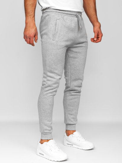 Pantaloni jogger da uomo grigi Bolf CK01