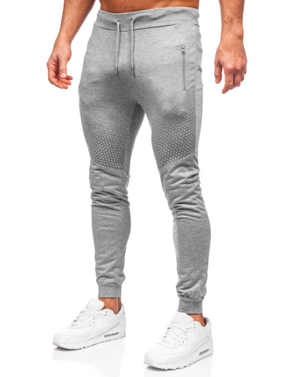 Pantaloni jogger da uomo grigi Bolf HW2351