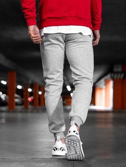 Pantaloni jogger da uomo grigi Bolf XW01-B