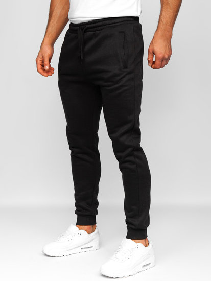 Pantaloni jogger da uomo neri Bolf CK01