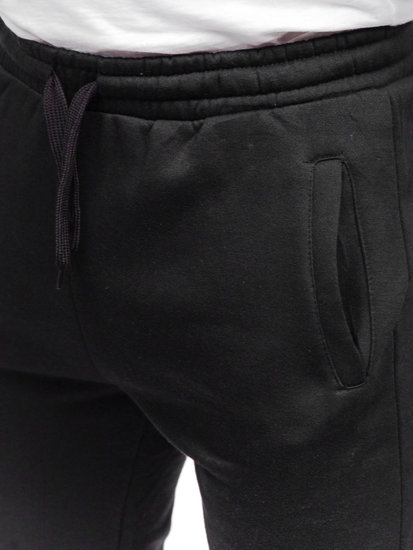 Pantaloni jogger da uomo neri Bolf CK01