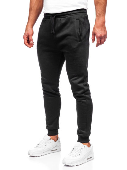 Pantaloni jogger da uomo neri Bolf CK01