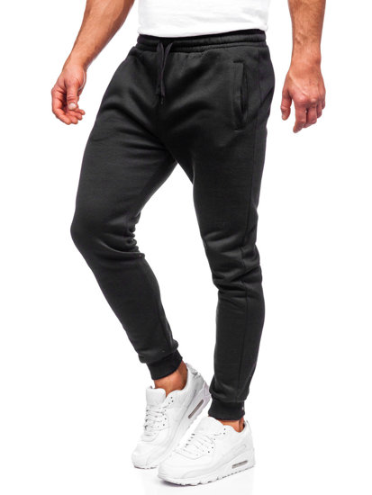 Pantaloni jogger da uomo neri Bolf CK01