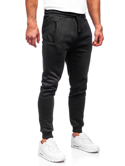 Pantaloni jogger da uomo neri Bolf CK01