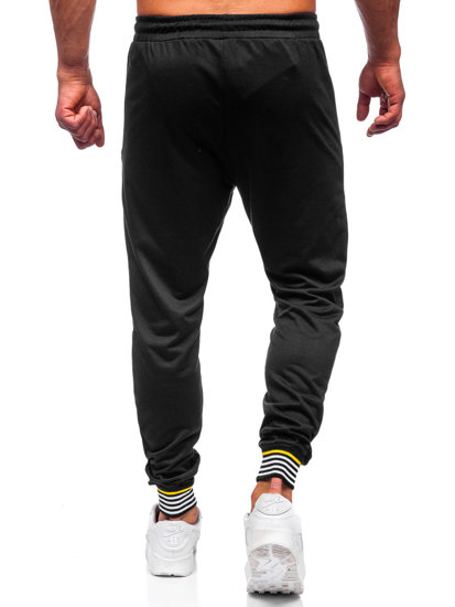 Pantaloni jogger da uomo neri Bolf K10332