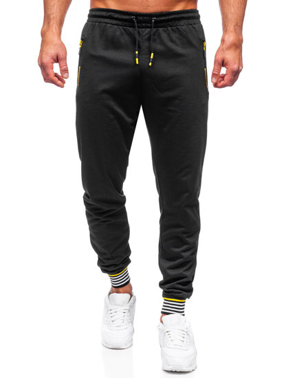 Pantaloni jogger da uomo neri Bolf K10332