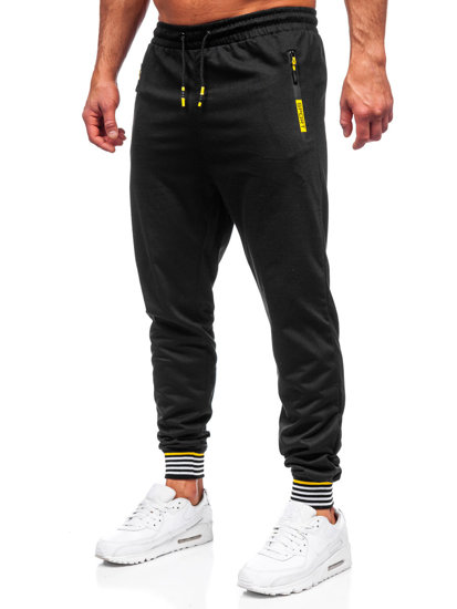 Pantaloni jogger da uomo neri Bolf K10332