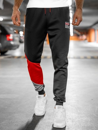 Pantaloni jogger da uomo neri Bolf K20003