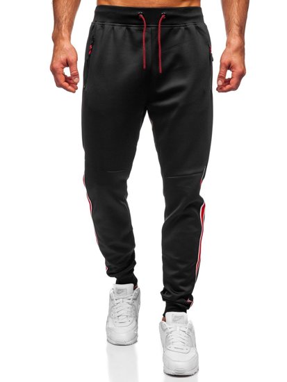 Pantaloni jogger da uomo neri Bolf K20025