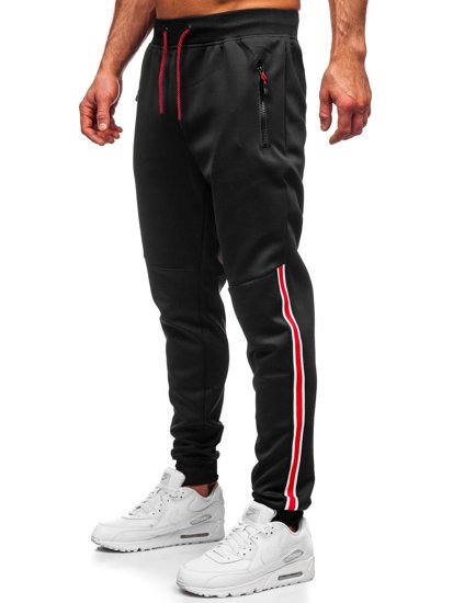 Pantaloni jogger da uomo neri Bolf K20025