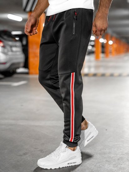 Pantaloni jogger da uomo neri Bolf K20025