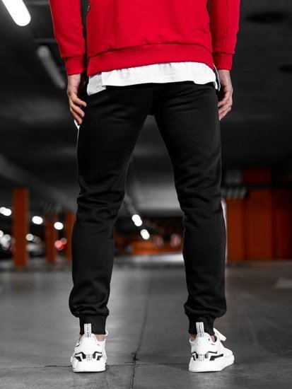 Pantaloni jogger da uomo neri Bolf XW01-B