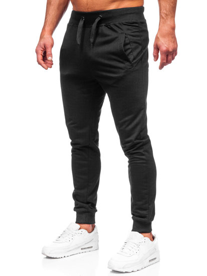 Pantaloni jogger da uomo neri Bolf XW02