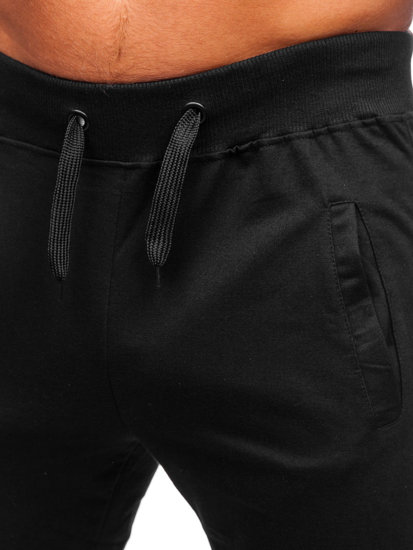 Pantaloni jogger da uomo neri Bolf XW02