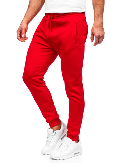 Pantaloni jogger da uomo rossi Bolf CK01