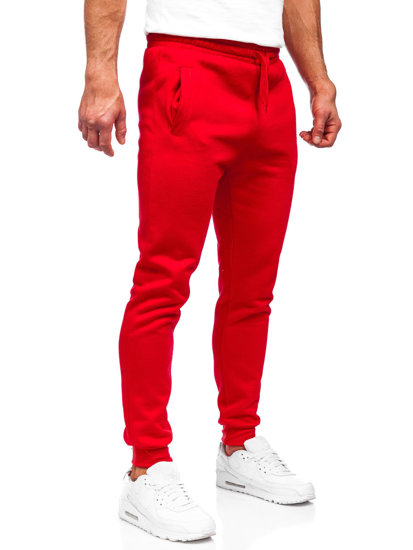 Pantaloni jogger da uomo rossi Bolf CK01