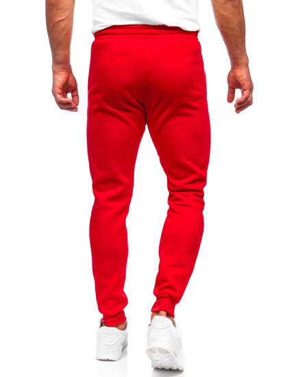 Pantaloni jogger da uomo rossi Bolf CK01