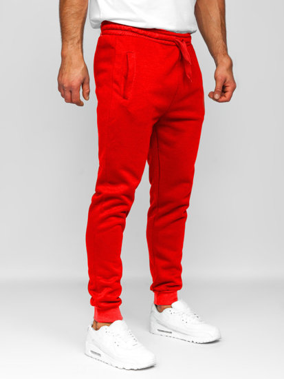 Pantaloni jogger da uomo rossi Bolf CK01