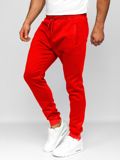 Pantaloni jogger da uomo rossi Bolf CK01