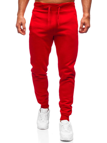 Pantaloni jogger da uomo rossi Bolf XW01-A