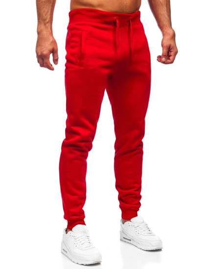 Pantaloni jogger da uomo rossi Bolf XW01-A