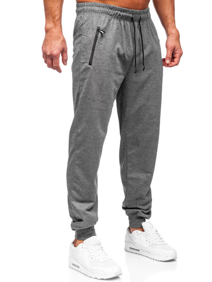 Pantaloni jogger di tuta da uomo antracite Bolf JX6103