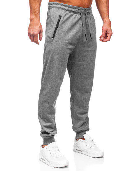 Pantaloni jogger di tuta da uomo antracite Bolf JX9706