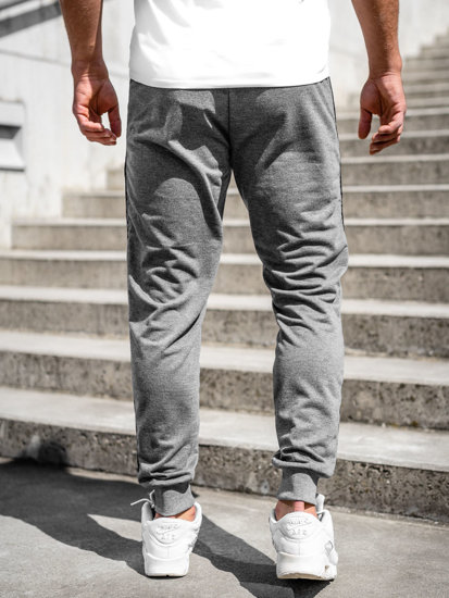 Pantaloni jogger di tuta da uomo antracite Bolf K10336A