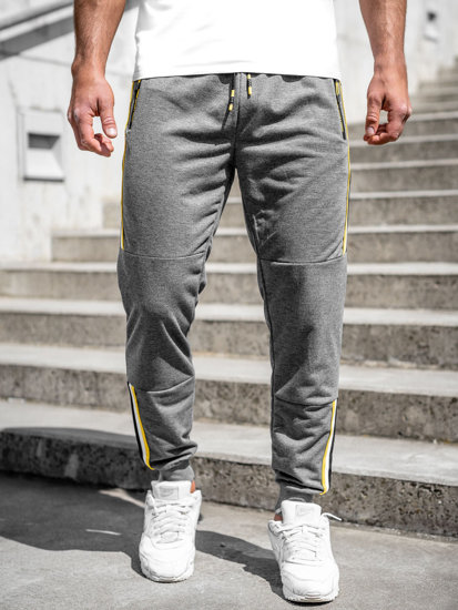 Pantaloni jogger di tuta da uomo antracite Bolf K10336A