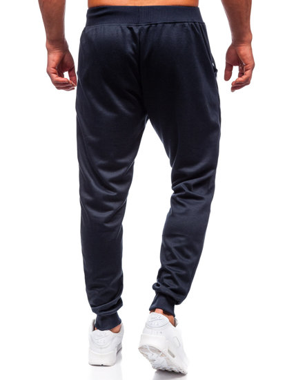 Pantaloni jogger di tuta da uomo blu Bolf 8K201