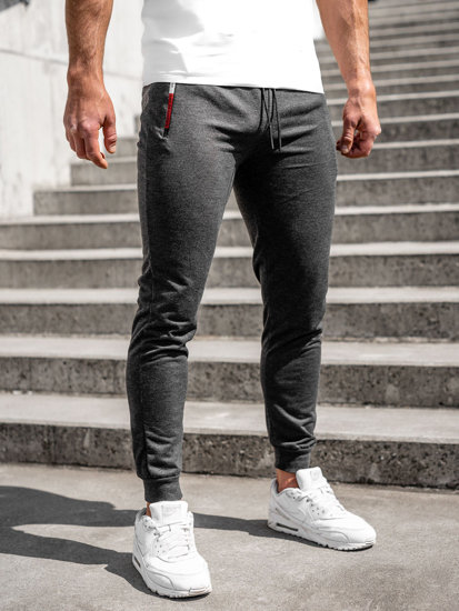 Pantaloni jogger di tuta da uomo grafite Bolf JX5007A