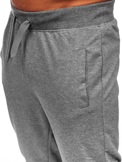 Pantaloni jogger di tuta da uomo grafite Bolf XW02