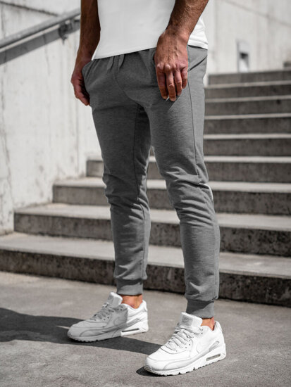 Pantaloni jogger di tuta da uomo grafite Bolf XW02A