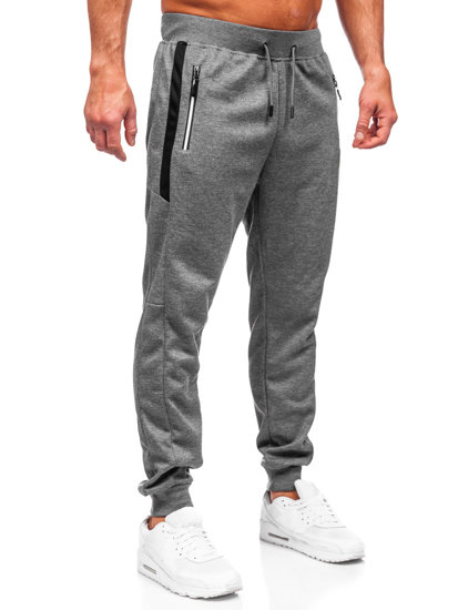 Pantaloni jogger di tuta da uomo grigi Bolf 8K212A