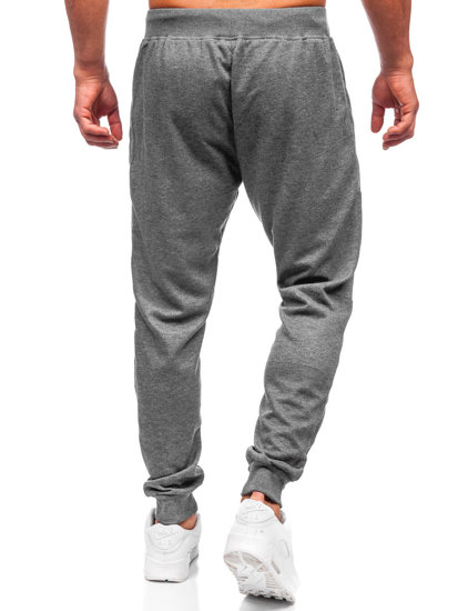 Pantaloni jogger di tuta da uomo grigi Bolf 8K212A