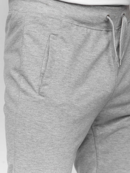 Pantaloni jogger di tuta da uomo grigi Bolf XW02A