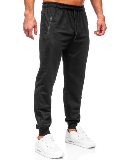 Pantaloni jogger di tuta da uomo neri Bolf JX6103