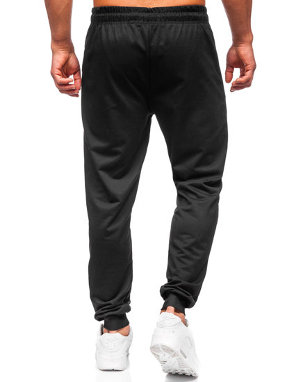 Pantaloni jogger di tuta da uomo neri Bolf JX6105