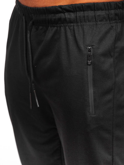 Pantaloni jogger di tuta da uomo neri Bolf JX6105