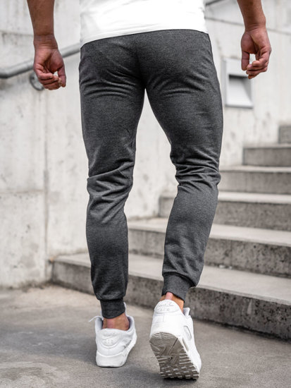 Pantaloni jogger in tuta da uomo grafite Bolf JX5001A