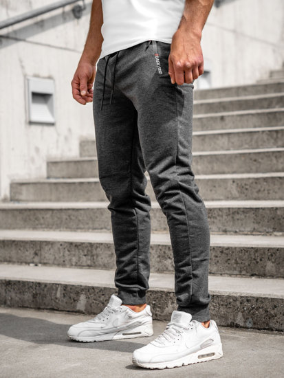 Pantaloni jogger in tuta da uomo grafite Bolf JX5003A