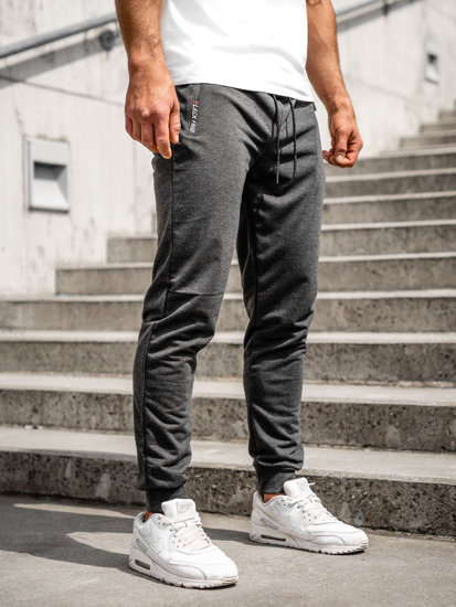 Pantaloni jogger in tuta da uomo grafite Bolf JX5003A