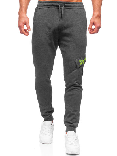 Pantaloni jogger tipo cargo da uomo grafite Bolf HW2173