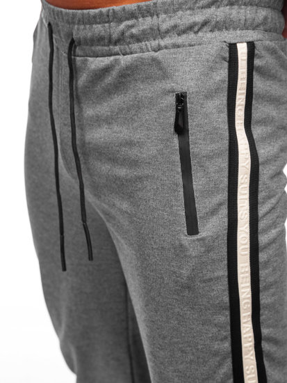 Pantaloni joggers da tuta da uomo grigio Bolf JX6156