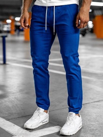 Pantaloni tipo jogger da uomo cobalto Bolf 1145